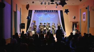 Оркестр специальных маршевых барабанщиков. Выступление на юбилее школы (25/11/2022)