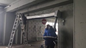 Монтаж скоростных рулонных ворот ПВХ