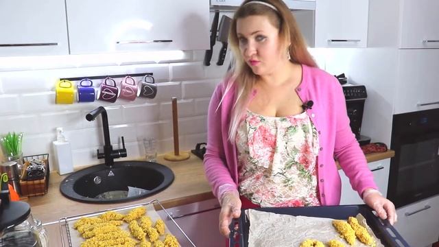 Куриные, луковые и с кальмаром Стрипсы (Наггетсы) Как в KFC | KFC Chicken Strips Recipe смотреть онлайн