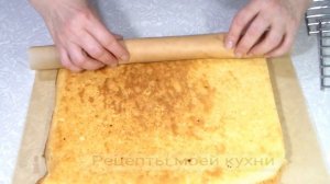 Обалденный Бисквитный Рулет с Масляным Кремом. Самый простой рецепт