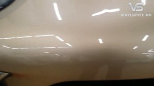 Полиуретановая антигравийная пленка после 3х лет эксплуатации.