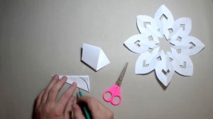 DIY ❄️ - How to make a SNOWFLAKE from A4 paper