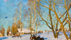 Сочинение по картине «Мартовское солнце» К.  Юона