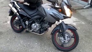 Suzuki DL-650 V-Strom Dominator Exhaust & Sound & Ride