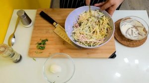 Салат с Ветчиной и Сыром!!! Этот салат займет у ВАС на приготовление всего 10 минут