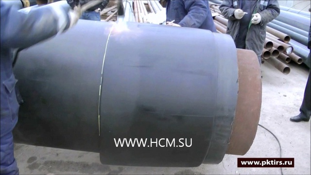 Монтаж электросварной муфты ППУ-ПЭ