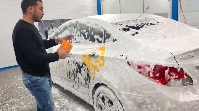 Как правильно и быстро помыть машину, всего за 30 мин и 100 рублей !!!