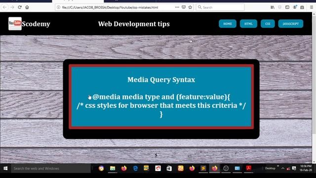 Media Query Tutorial |CSS Media Query Simplified in 7 Minutes