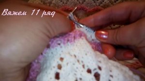 МАСТЕР-КЛАСС КРАСИВЫМ ажурным узором ВЯЖУ рукав// ВЯЗАНИЕ спицами.