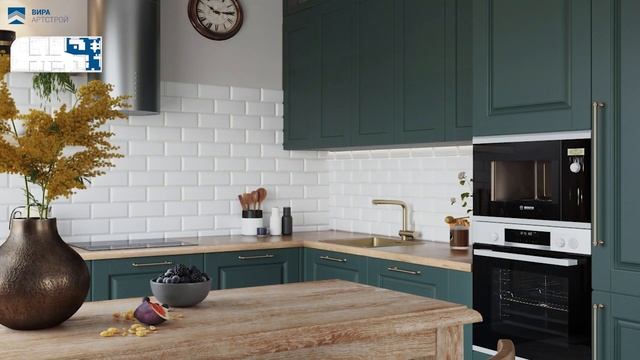 Дизайн интерьера квартиры 124 м2 в ЖК «Композиция № 24» в современном стиле. +7 (495) 357-08-64