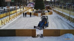 Уссурийск 2022-2023 - Чистка площади для Елки и городка