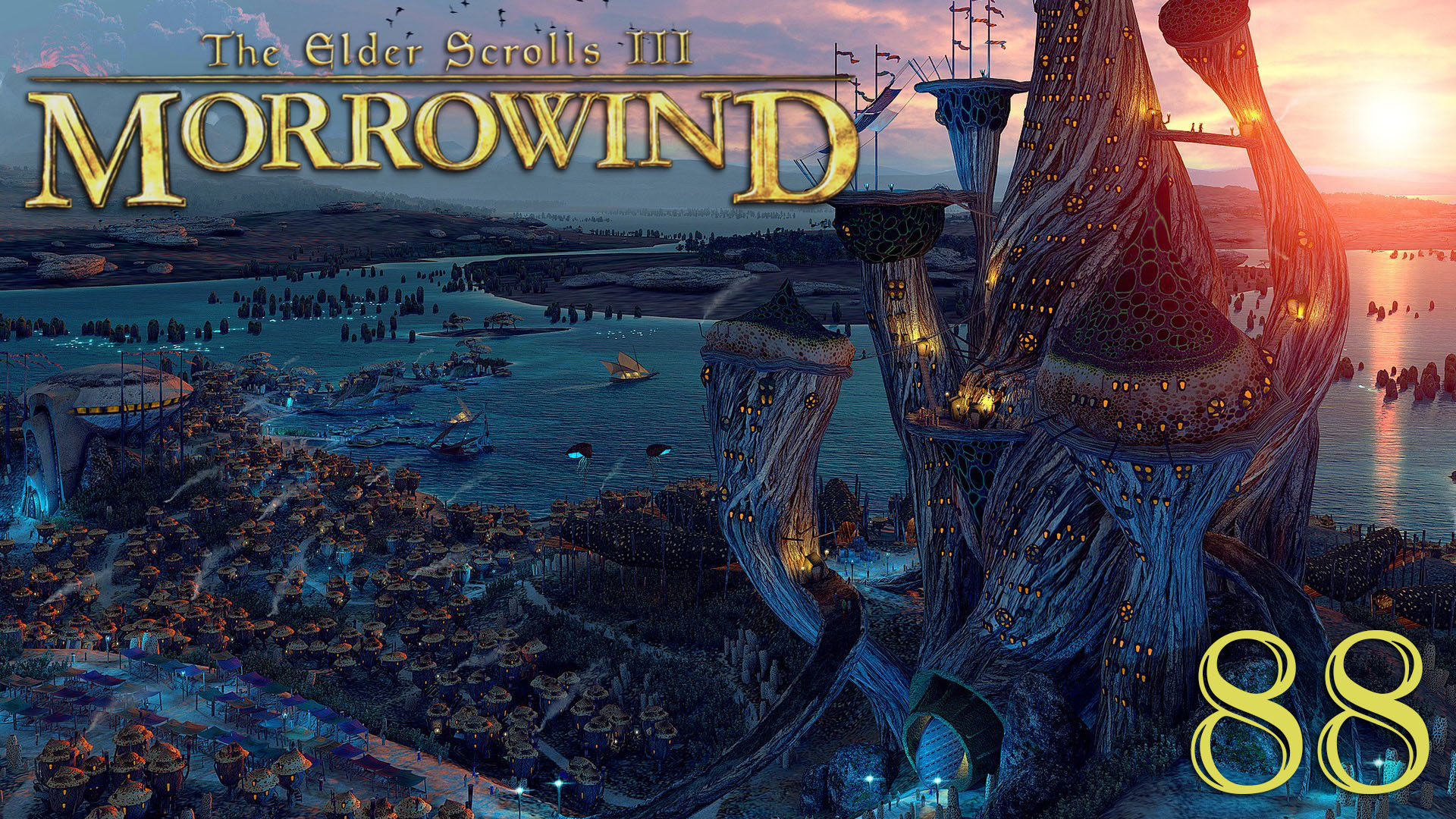 Легендарный The Elder Scrolls III: MORROWIND Fullrest #88 Прогуляемся до Призрачных Врат.