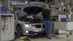 BMW 3 Series производство на заводе BMW в Мюнхене.