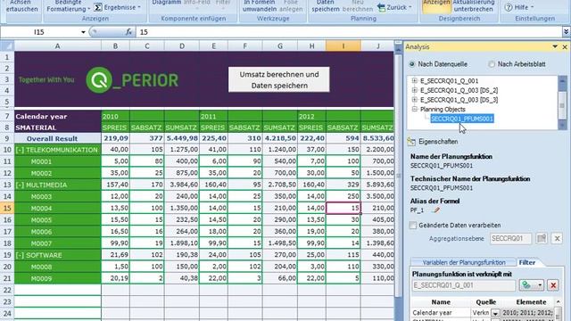 Demo SAP BusinessObjects Analysis for Office in Excel und Powerpoint und SAP BW-IP.avi смотреть онлайн