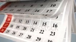 Анимация календаря