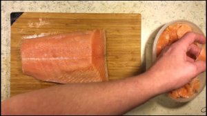 Сёмга сёмужного посола часть -2 (нарезка)