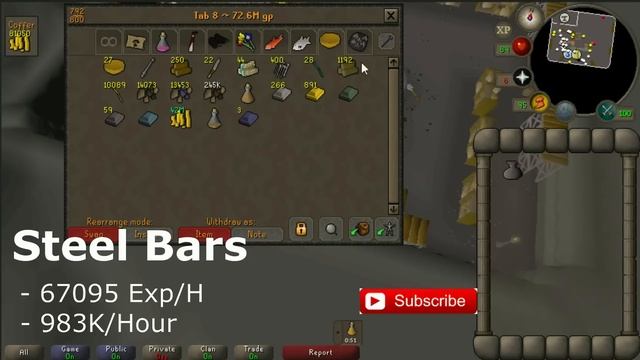 New Blast Furnace Guide 1M+/Hour Best Smithing Exp! Oldschool Runescape 2007 (OSRS) смотреть онлайн