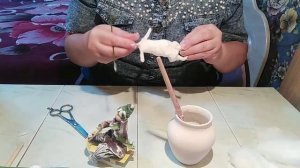 Ватная елочная игрушка,, Мальчик на санках,, одеваем малыша ???3ч.