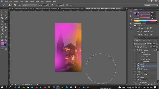 Photo Editor Tutorial in Photoshop/ photo editor/ fire photo editor/  graphics tutorial