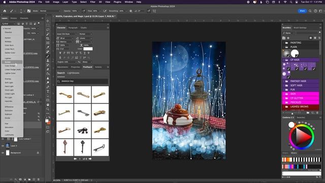 Photoshop Speed Art // Paranormal Women's Fiction Book Cover