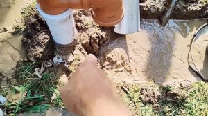 Скважина в Натальино. Чистая вода на тонких песках. Крот атакует 3.