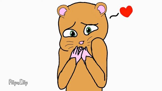 Стесняющийся хомячок?[анимация]_Вероничка Котя_ смотреть онлайн