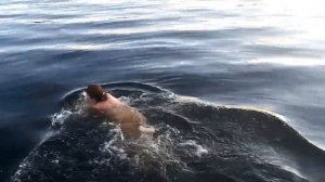 Первое осеннее купание, баня