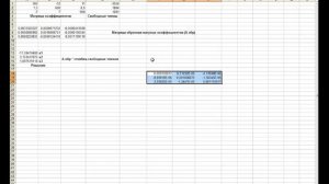 Лаб. №12: Решение системы линейных уравнений в Excel.