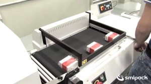 Пакверк: Smipack FP560A полуавтомат. Упаковка электротехнических изделий в ПОФ пленку.