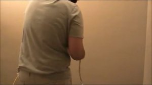 Hogtied and handcuffed Girl has shirt taken off