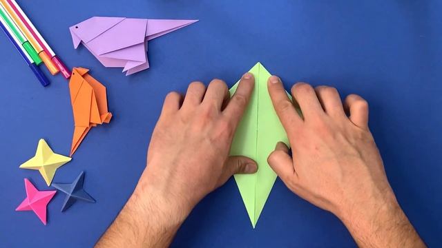 Origami Paper Bird Tutorial | Easy Origami Bird | How to Make an Easy Origami Bird смотреть онлайн