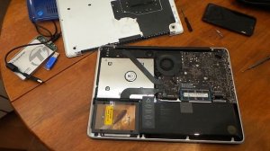 MacBook pro 13" 2012: замена старого SSD на новый.