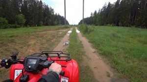 Квадроцикл Honda trx 420 - МЕСИТ ГРЯЗЬ