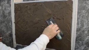 Кора дерева из декоративной штукатурки. Подробный урок | MassDecor