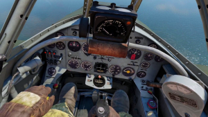 Бой на Як-17 в VR шлеме в War Thunder.