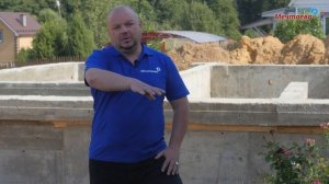Ленточный фундамент для дома из газобетона. ОБЗОР. Строительство двухэтажного дома из газоблока.