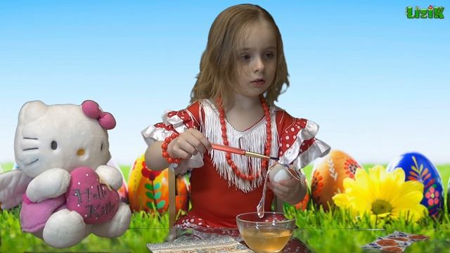 Декупаж пасхальных яиц.Лизик поздравляет Всех с Пасхой.EASTER.Decoupage Easter eggs with napkins