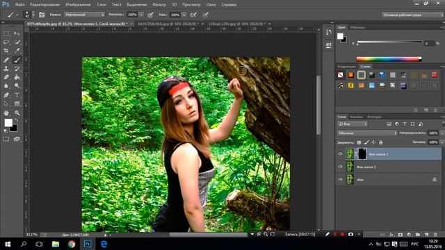 Фотошоп, "обработайте красиво фото,большое спасибо)" смотреть онлайн