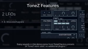 ToneZ by T0NIT0 RMX | Free VST Synthesizer