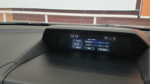 Настройка даты и времени на SUBARU IMPREZA 2017 года.