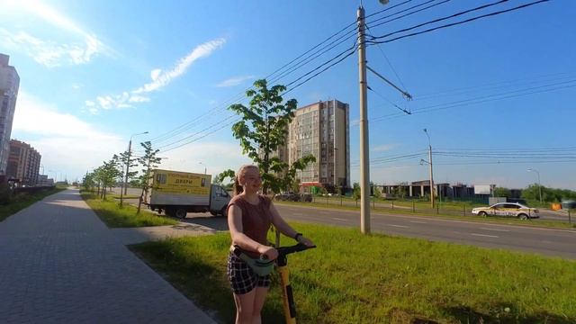 Калуга. Правый берег. На электросамокате. 11.06.22 смотреть онлайн