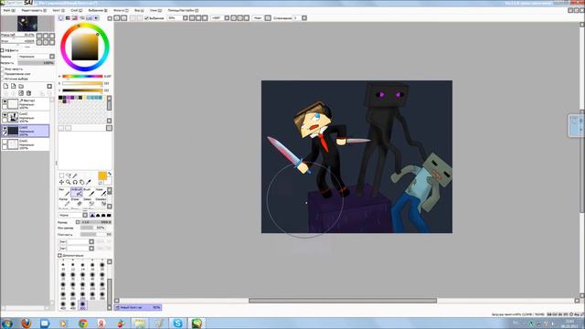 Туториал по Paint tool SaI (5) смотреть онлайн