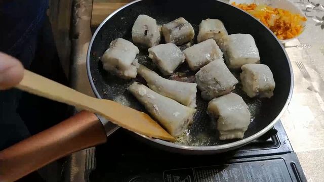 Забытый рецепт советской кухни/Тушеная рыба с овощами/ENG SUB/