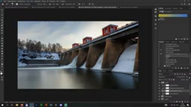 Обрабатываю фото Плотины (Часть 2) смотреть онлайн