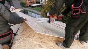 ПОДГОТОВКА КРЫШИ ПОД МЯГКУЮ ЧЕРЕПИЦУ, МОНТАЖ ОСП,2часть, продолжение