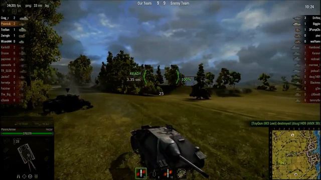 World of Tanks - Hetzer gameplay смотреть онлайн