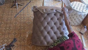 Полный ролик по изготовлению кресла в каретной стяжке своими руками.  Делаем кресло. Мебель DIY.