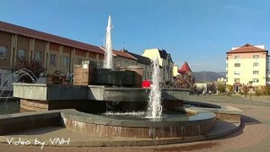 Хуст. Центр города. Фонтан. 23/10/2019