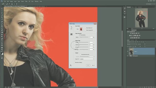 Photoshop CC Tutorial - Advanced: How to Select Hair смотреть онлайн