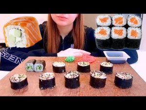 MUKBANG | ЧУДЕСНЫЕ СУШИ | РОЛЛЫ | Sushi |